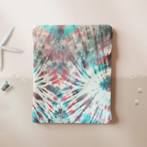 EASY SHEET – Aqua Blue & Megenta 2 Eyes of Tie Dye - Image 3