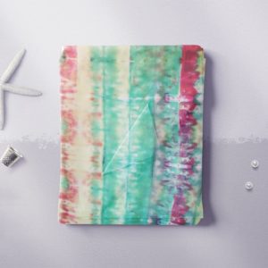 EASY SHEET – Multi-colored tie dye with Stripes - Gift