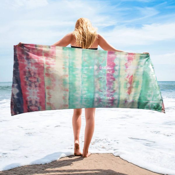 EASY SHEET – Multi-colored tie dye with Stripes - Girl in Wind