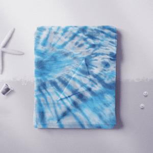 EASY SHEET - Aqua Blue Tie Dye - Gift In Sand